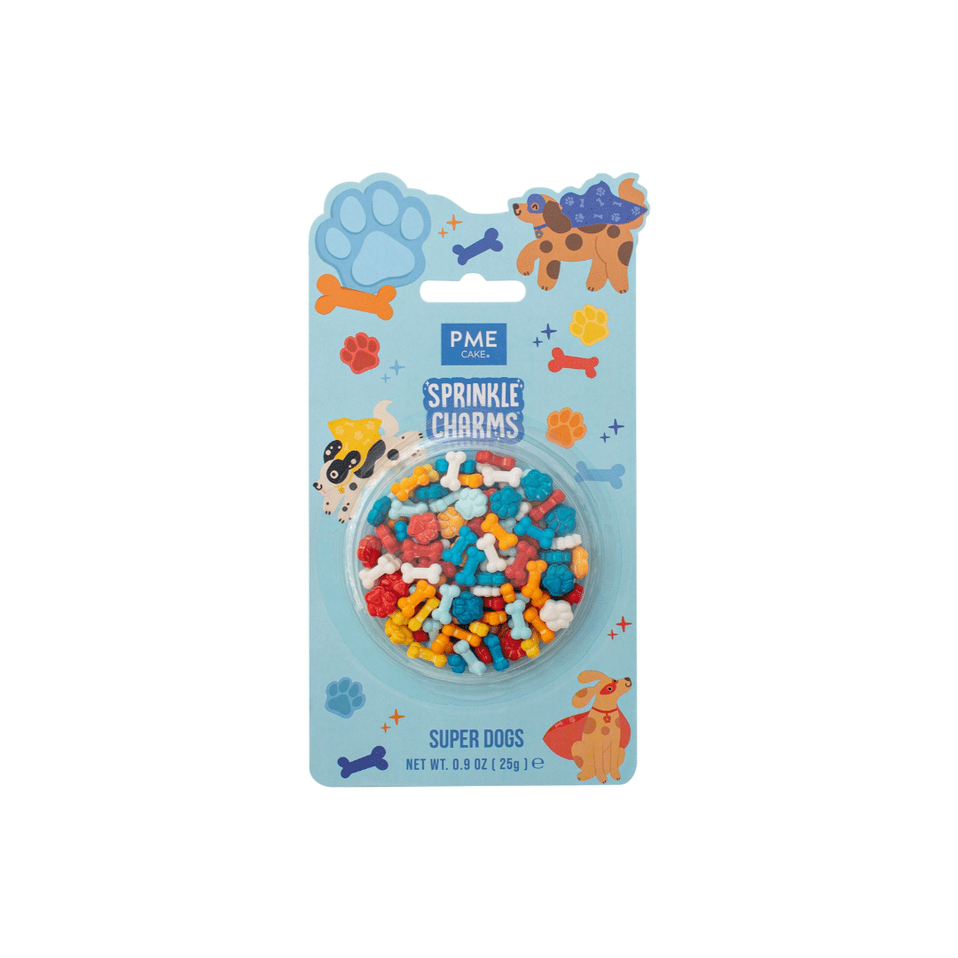chispas para pasteles huesos y patas de perro PME