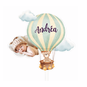 Topper de globo aerostático para personalizar