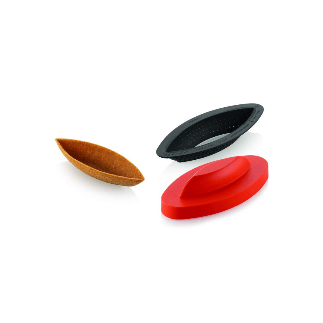 Anillos ovalados Silikomart para pastelería trompe l'oeil