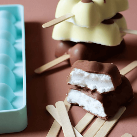 Molde de silicona con forma de oso para pasteles Magnum y helados caseros.