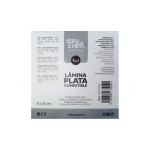 papel de aluminio plateado azúcar comestible