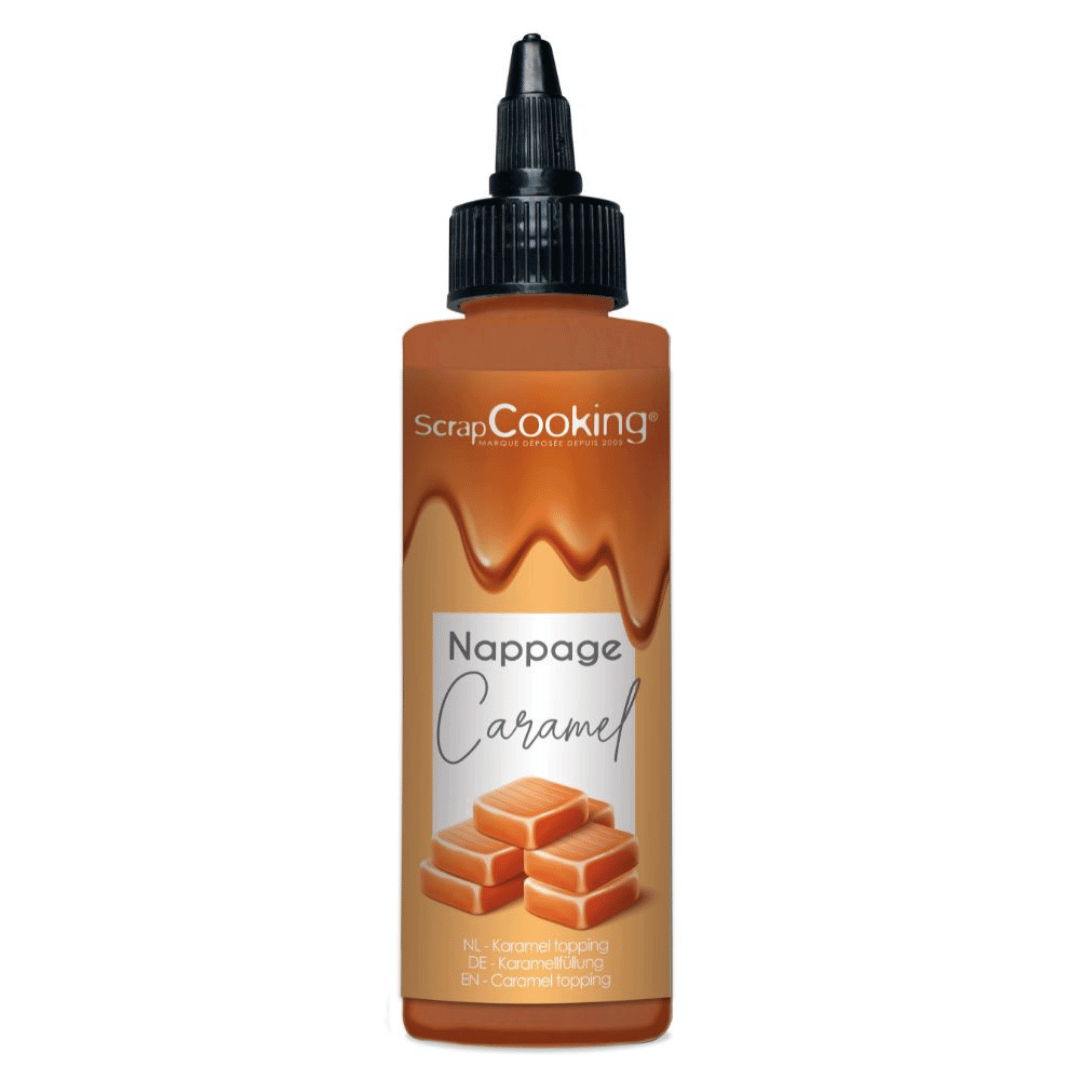 Cobertura de caramelo para pastel con scrapcooking
