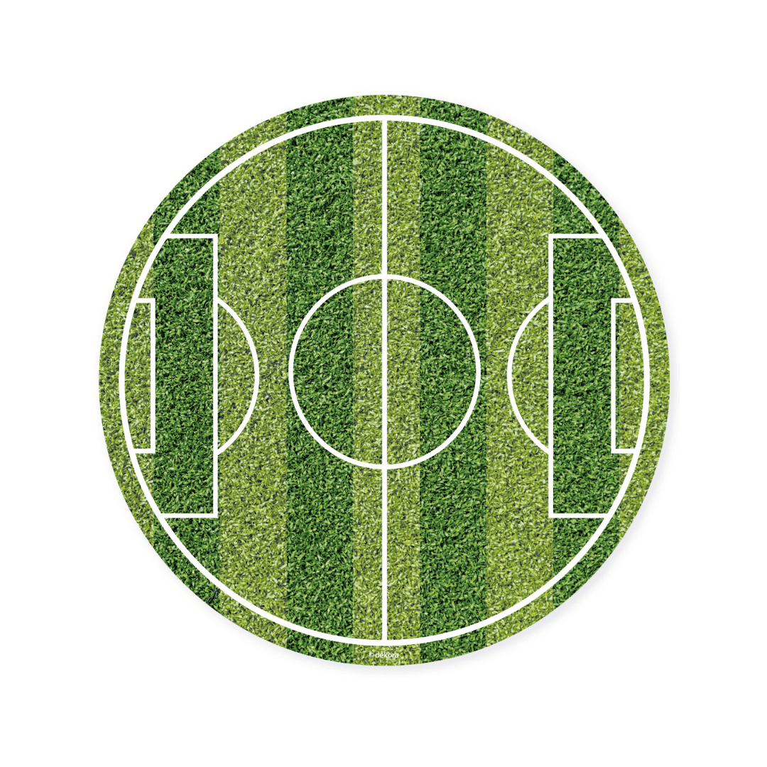 Disco de pastel con forma de balón de fútbol - 15 cm