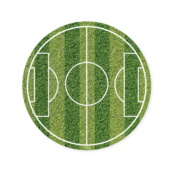 Disco de pastel con forma de balón de fútbol - 15 cm
