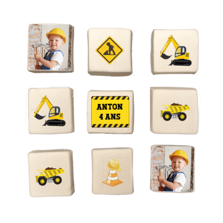 Guimauves personnalisées chantier XL