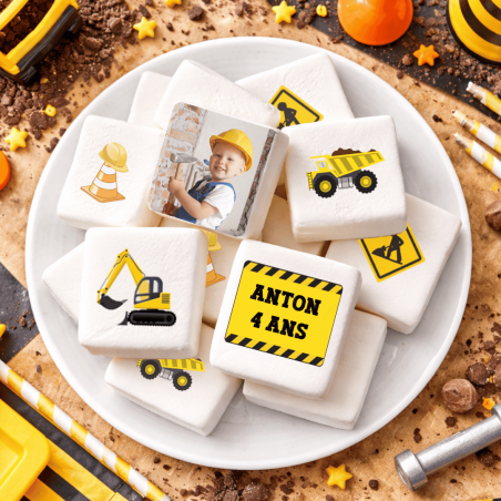 Guimauves personnalisées chantier XL