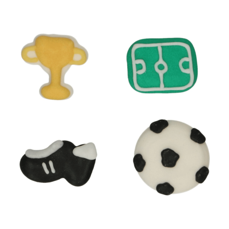 Pastelitos comestibles de fútbol