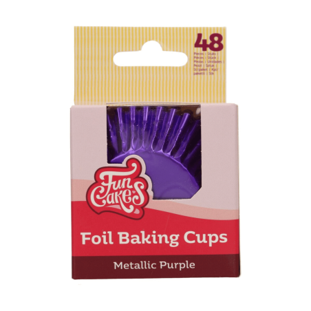Moldes para cupcakes - metal - violeta - Funcakes