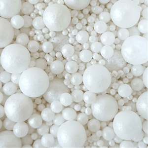 Perlas de azúcar blanco Azucren para decoración de tartas