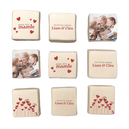 Guimauves "Bonne fête Mamie" personnalisables