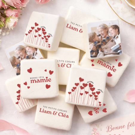 Guimauves "Bonne fête Mamie" personnalisables