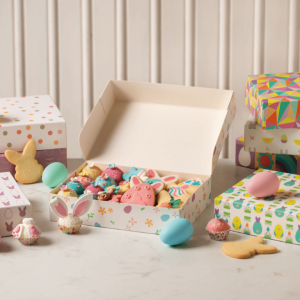 Boîte à biscuits Pâques en carton