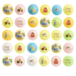 platillos personalizados con temática de granja