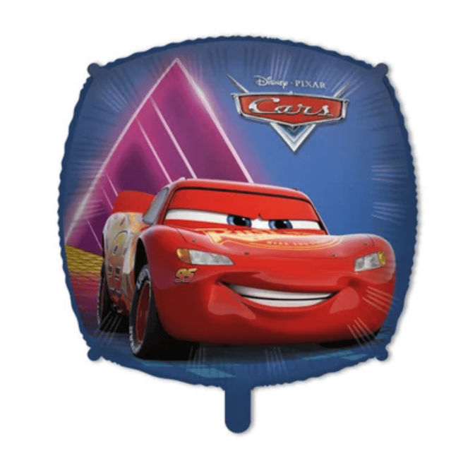 Globo de aluminio de Rayo McQueen para cumpleaños de Cars, 43 cm