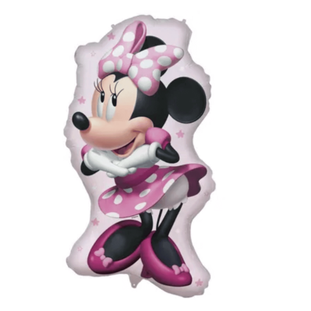 Globo 3D para una decoración de cumpleaños de Minnie Mouse exitosa