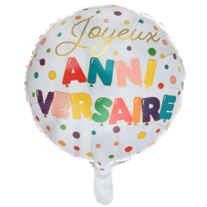 Globo de aluminio de Feliz Cumpleaños