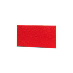 base de pastel rectangular roja