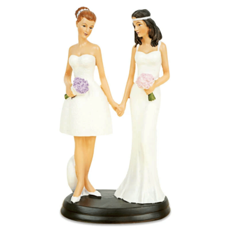 Figurita de boda de 2 mujeres