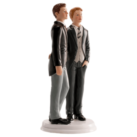 Adorno para pastel de boda gay