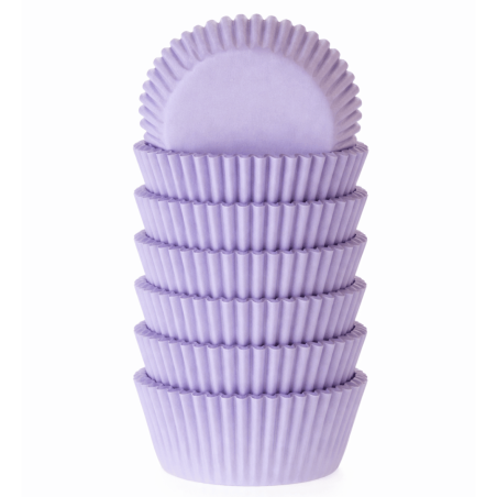 500 moldes de papel para cupcakes, lila, 5 cm