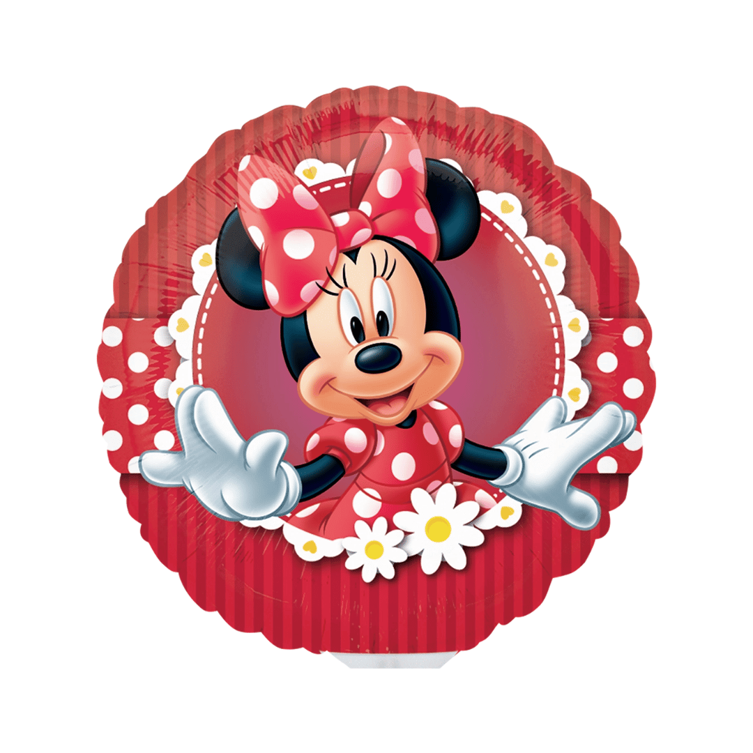 globo gigante de minnie mouse de 45 cm, inflable con aire