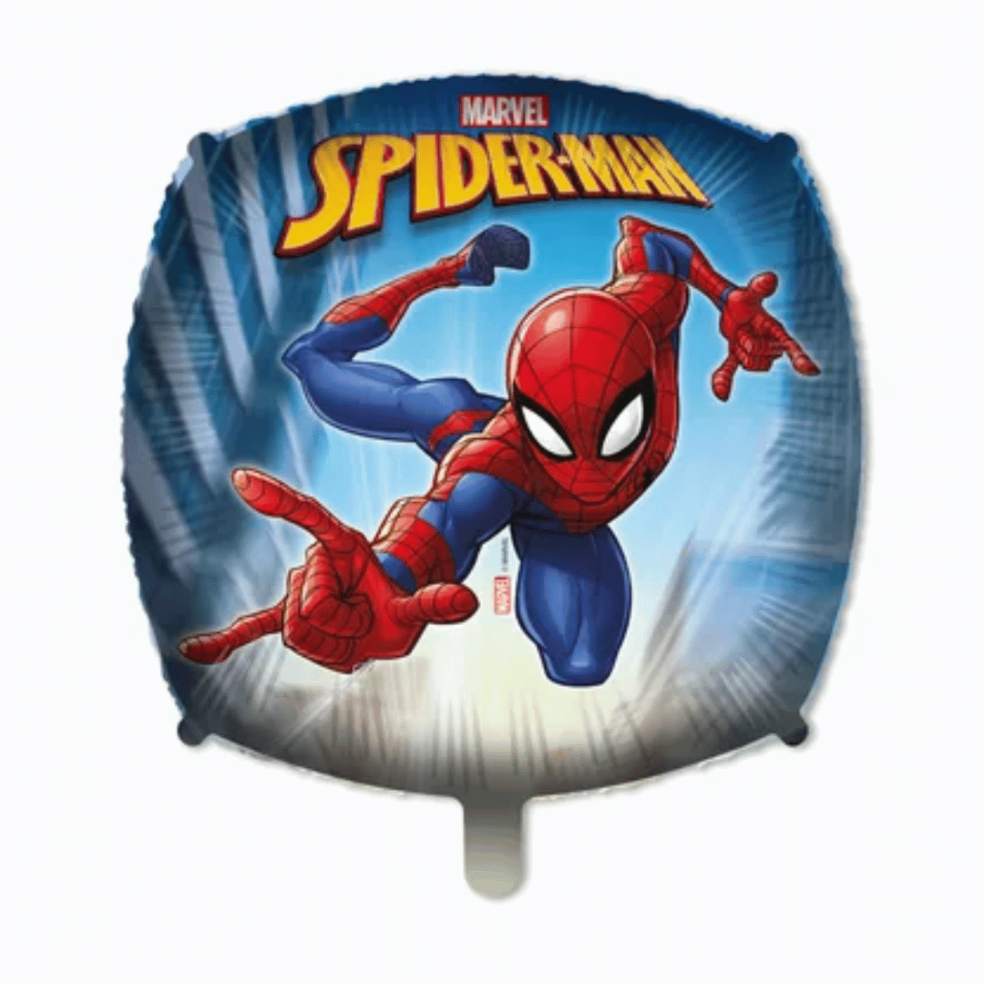 globo aluminio cuadrado spiderman