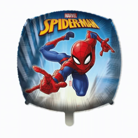 globo aluminio cuadrado spiderman