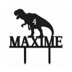 Topper de pastel de dinosaurio personalizable