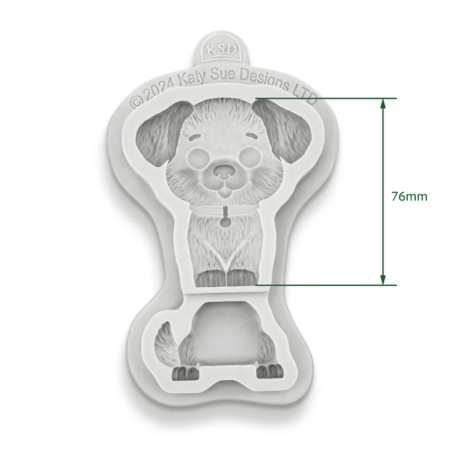 Molde para modelar perros de pasta de azúcar