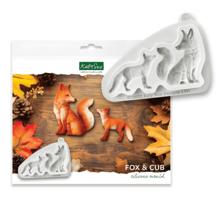 Molde de silicona para modelar zorros