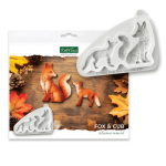 Molde de silicona para modelar zorros
