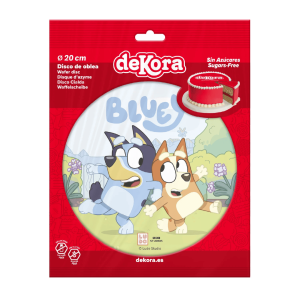 Disco de oblea de Bluey y Bingo 20 cm