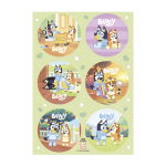 6 mini discos azymes cupcakes Bluey