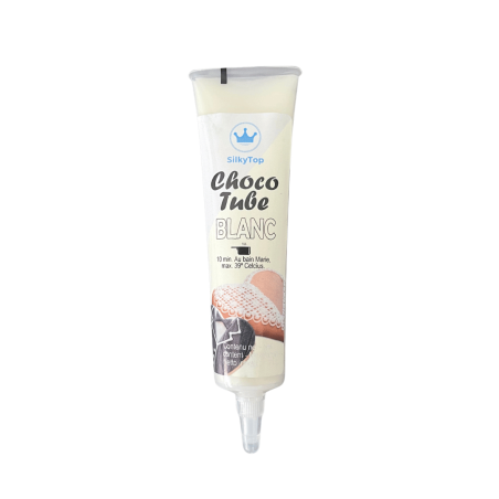 tubo choco blanco silkytop