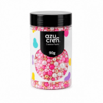 pastel de perlas comestibles azucren