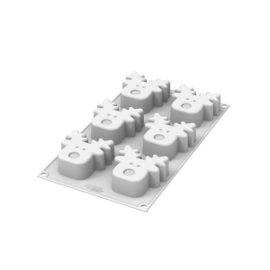 Molde Silikomart Rudolph para entremets, postres navideños