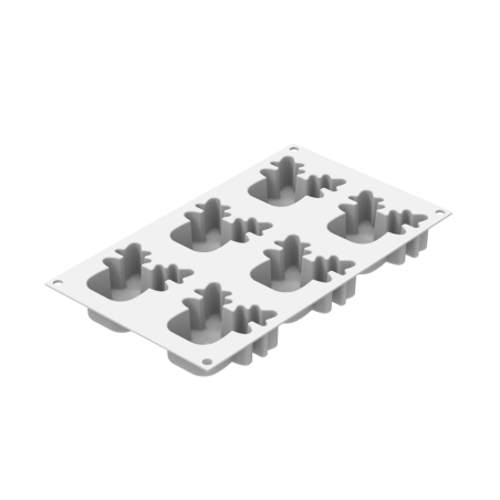 Molde de silicona silikomart Rudolph 100 x6