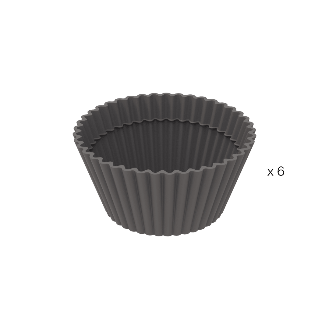 Molde de silicona para muffins para freidora de aire (6 unidades)