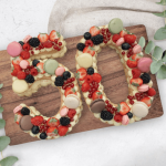 Tarta número 5 con moldes de Cécoa Paris