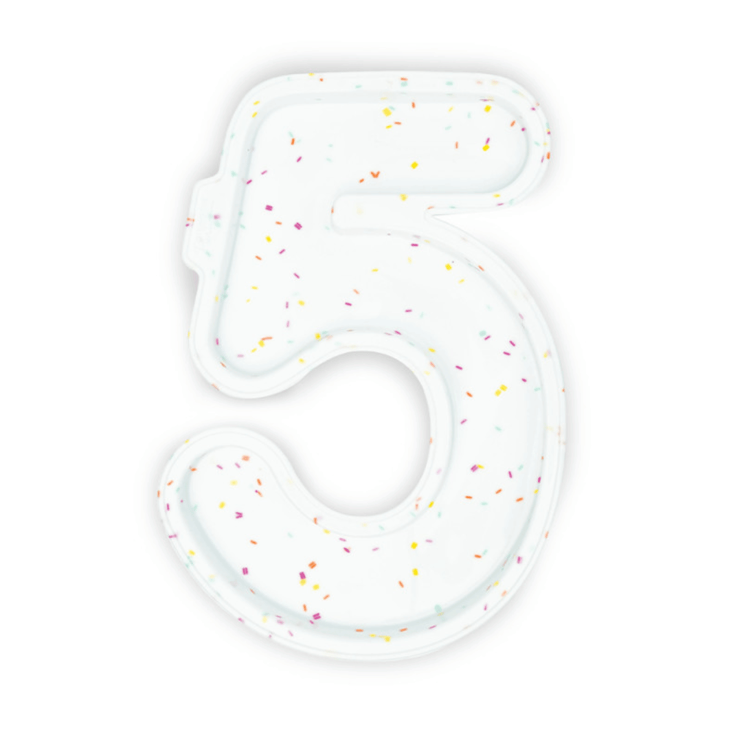 Molde de silicona para pasteles con forma de número - 5
