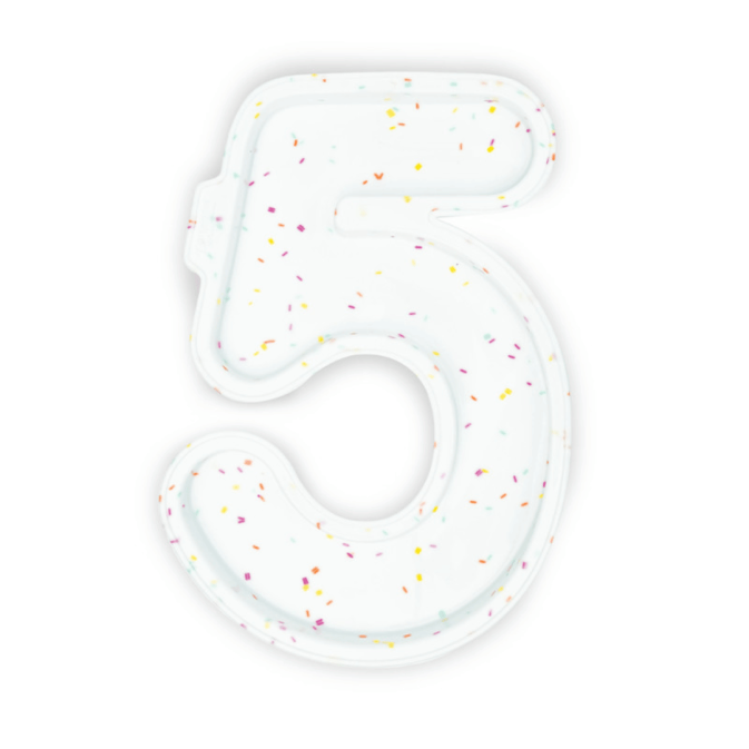 Molde de silicona para pasteles con forma de número - 5