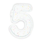Molde de silicona para pasteles con forma de número - 5