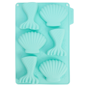 Molde de silicona para mini pasteles de sirena