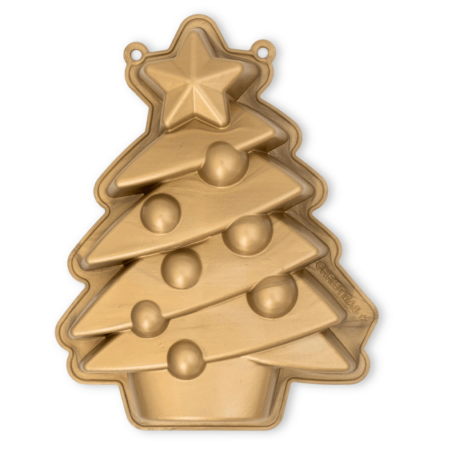 Molde de silicona 3D con forma de árbol de Navidad para pastel navideño