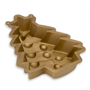 Molde de silicona 3D para tartas con forma de árbol de Navidad, 25,6 x 20 cm.