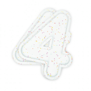 Molde de silicona para bizcochos con forma de números (4 piezas) x2