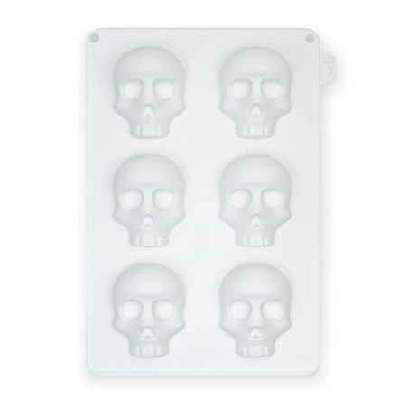 Molde para pastel de mini calavera 3D