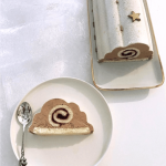 Tronco navideño con forma de nube, fabricado con molde Cécoa Paris.