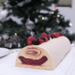 Idea clásica para un tronco de Navidad congelado usando un molde de Cécoa Paris.