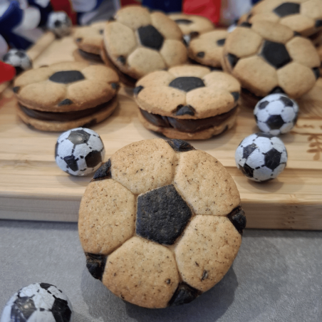 Cortador de galletas de fútbol para tarta.